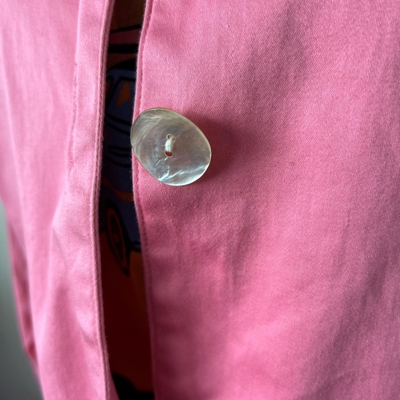 Vintage bubblegum pink trench coat - Picture 4 of 4